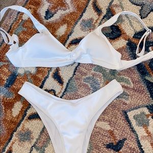 White bikini